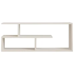 Mobili Porta Tv > Dmora Mobile Porta tv 2 Ripiani 4 Vani 100x30x40h cm, Peso Supportato 40 kg - Foglizzo Bianco