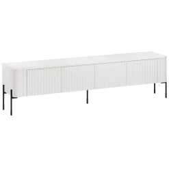 Mobile porta TV Brembana, 190x40 h50 cm, Bianco