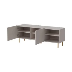 Mobili Porta Tv > Dmora Mobile porta TV Magnano, 150x42 h52 cm, Beige Beige Cashmere