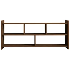 Mobile Porta tv Marrone Noce 5 Ripiani 5 Vani 118x28x55h cm, Peso Supportato 40 kg - Loreglia