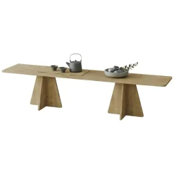 Mobili Porta Tv > Dmora Mobile Porta tv Marrone Rovere Trasparente un Ripiano Struttura in Vetro Temperato 120x35x45h cm, un Vano - Cloz Trasparente, Marrone Rovere