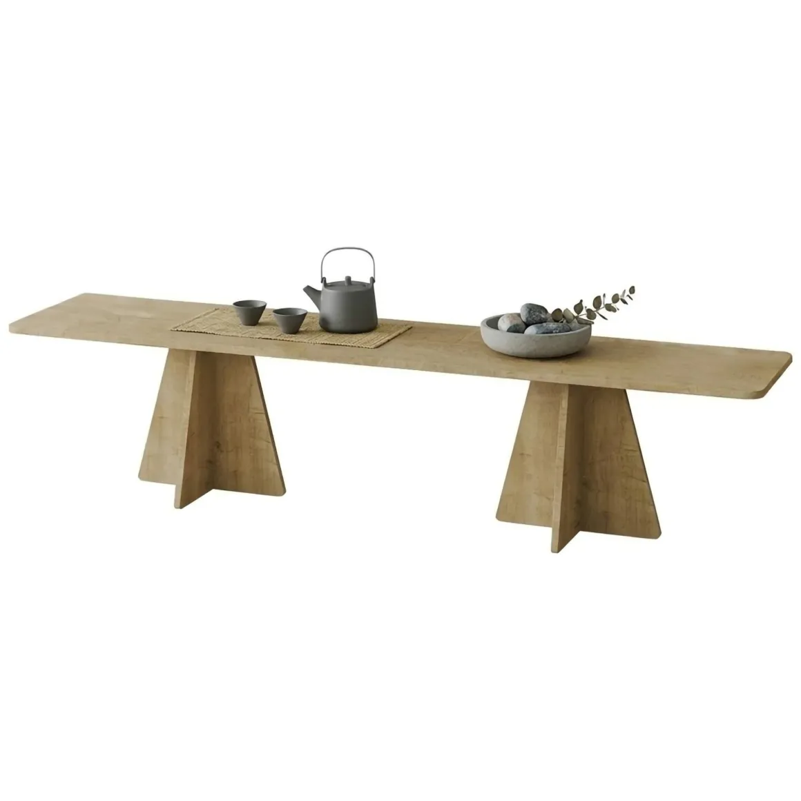 Mobili Porta Tv > Dmora Mobile Porta tv Marrone Rovere Trasparente un Ripiano Struttura in Vetro Temperato 120x35x45h cm, un Vano - Cloz Trasparente, Marrone Rovere