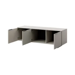 Mobili Porta Tv > Dmora Mobile porta TV Matenano, 150x42 h55 cm, Beige Beige Cashmere