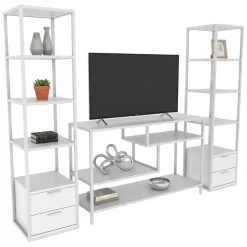 Mobile salotto modulabile 198cm bianco - Felion