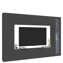 Mobile soggiorno smart 260cm antracite - Alatri