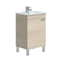 Mobile sottolavabo 1 anta 50x38x80h cm rovere - Iselle