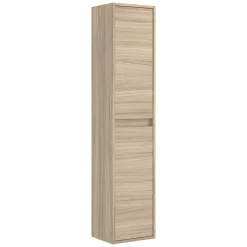 Mobili Sottolavabo > Dmora Mobile Sottolavabo Marrone Colore Ante Marrone 30x25.5x140h cm, - Aladin Marrone Quercia