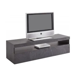 Mobile TV ardesia 130x45x36h cm in legno - Adelicia