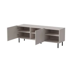 Mobili Porta Tv > Dmora Mobile TV beige 150x42x52h cm 3 ante - Molini Beige Cashmere
