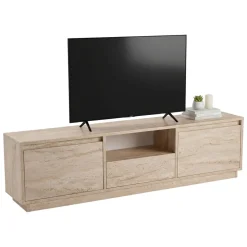 Mobile TV beige 160x29x42h cm 3 ante - Morrigan