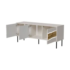Mobile TV beige 143x40x61h cm 3 ante - Novoli