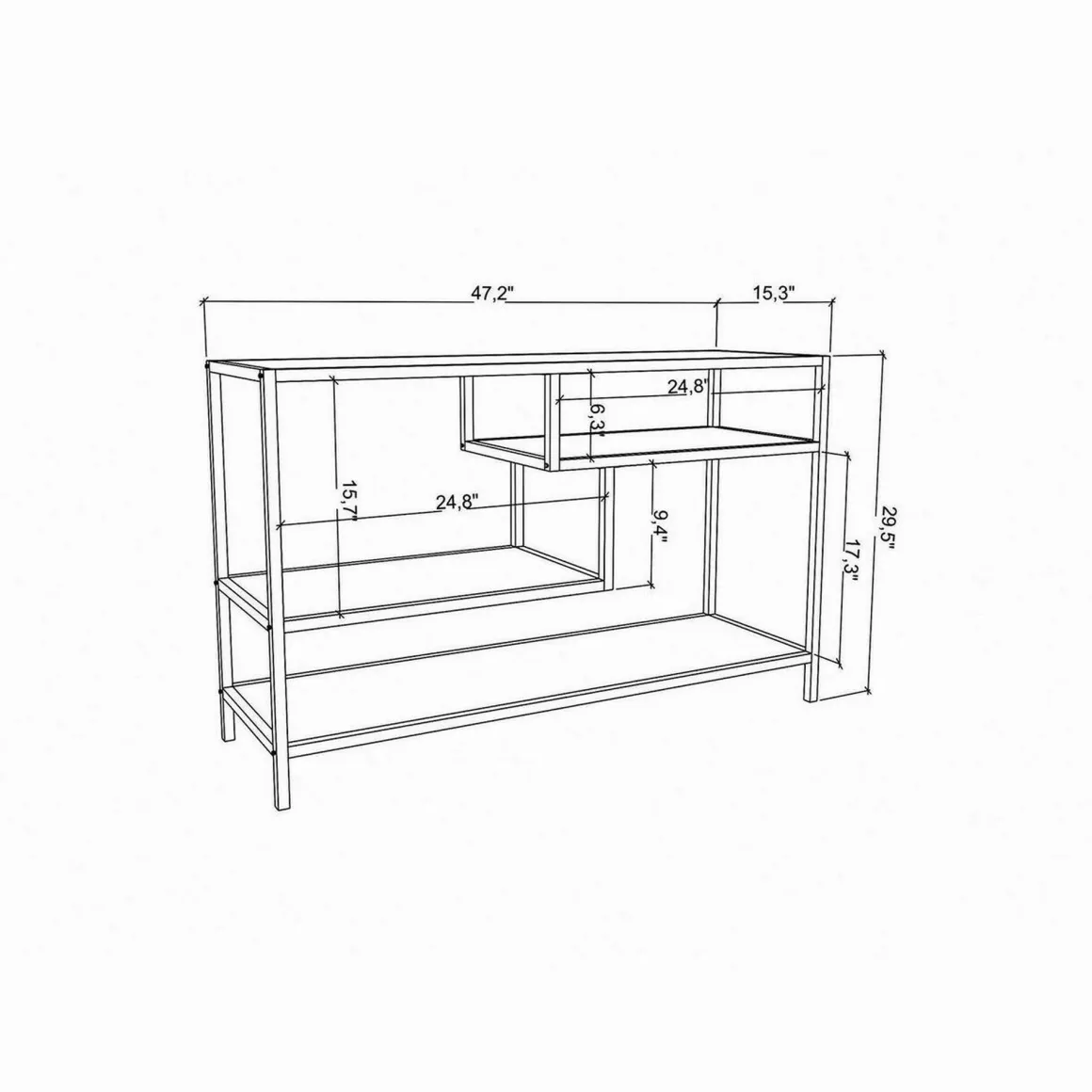 Mobili Porta Tv|Salotto > Dmora Mobile TV bianco e rovere 130x40x36h cm 2 ante - Ahuri Marrone, Bianco Rovere
