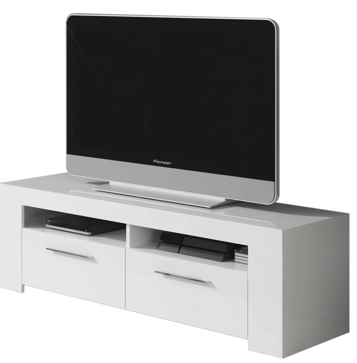 Salotto > Dmora Mobile TV 120x42x40h cm 2 ante - Sparaxis Bianco Lucido