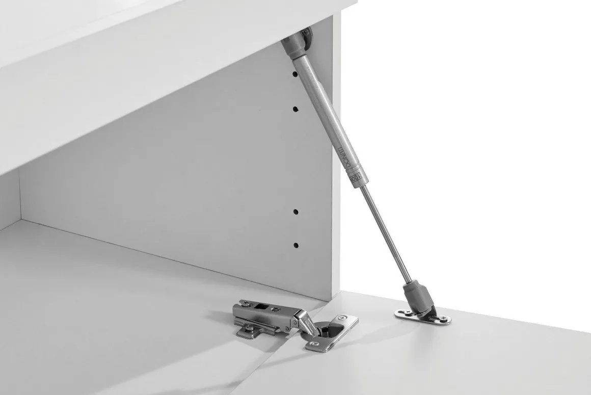 Mobile TV bianco 220x40x35h cm 3 ante - Annett