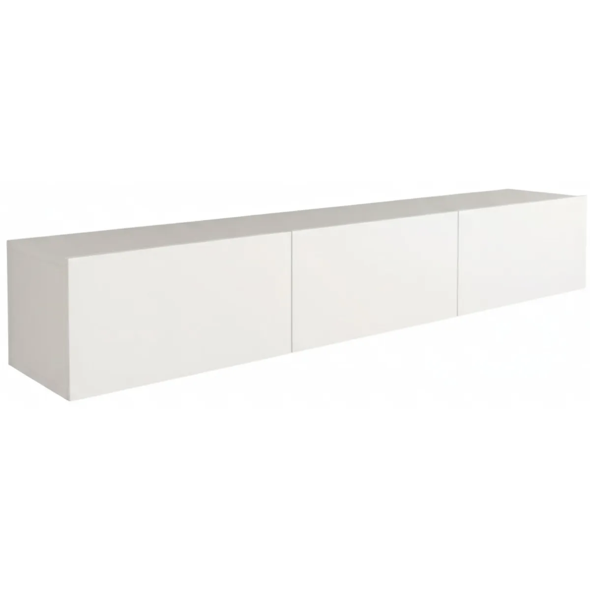 Mobili Porta Tv > Dmora Mobile TV 180x32x30h cm 3 ante - Barzago Bianco