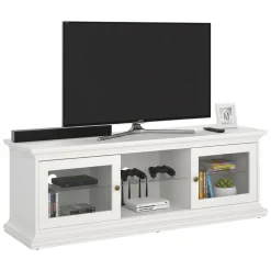 Mobili Porta Tv > Dmora Mobile TV 149x41x50h cm 2 ante - Damrey Bianco