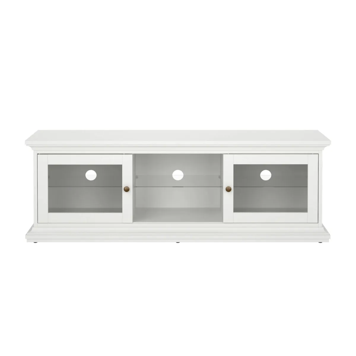Mobili Porta Tv > Dmora Mobile TV 149x41x50h cm 2 ante - Damrey Bianco