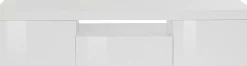 Salotto > Dmora Mobile TV 160x40x35h cm 3 ante - Edoarda Bianco