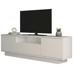 Mobile TV bianco 160x30x45h cm 3 ante - Giuseppa
