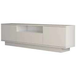 Mobile TV bianco 160x30x45h cm 3 ante - Giuseppa