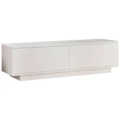 Mobile TV bianco 140x35x38h cm 2 ante - Kenneth