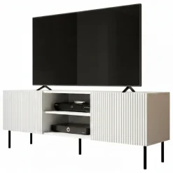 Mobile TV bianco 150x42x52h cm 3 ante - Molini