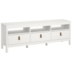 Mobili Porta Tv > Dmora Mobile TV 151x38x54h cm in legno - Astana Bianco