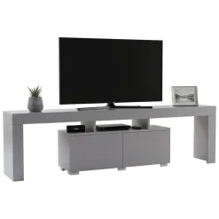 Mobili Porta Tv > Dmora Mobile TV 180x31x50h cm 2 ante - Andarna Grigio