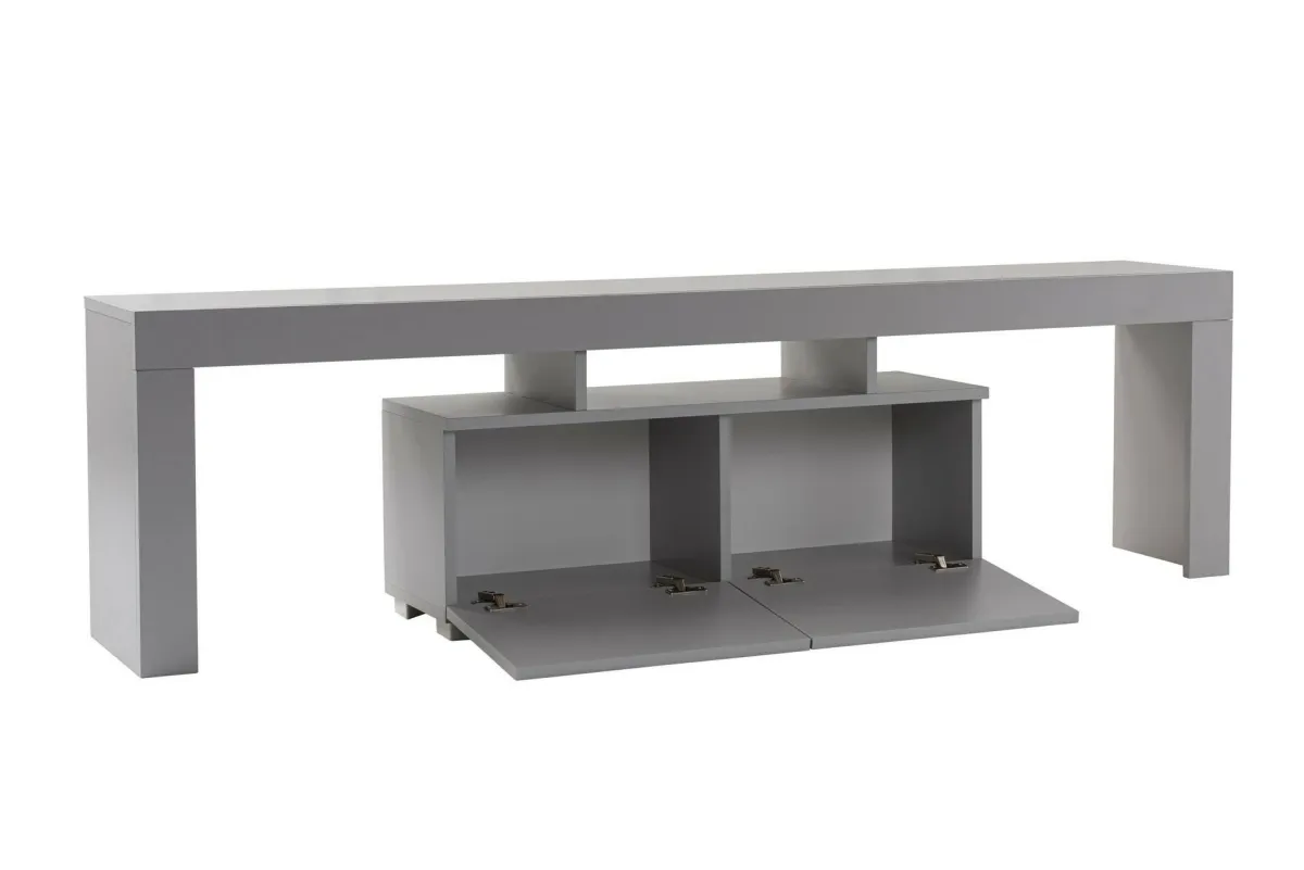 Mobili Porta Tv > Dmora Mobile TV 180x31x50h cm 2 ante - Andarna Grigio