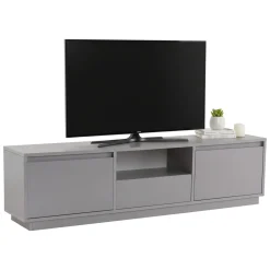 Mobile TV grigio 160x29x42h cm 3 ante - Morrigan