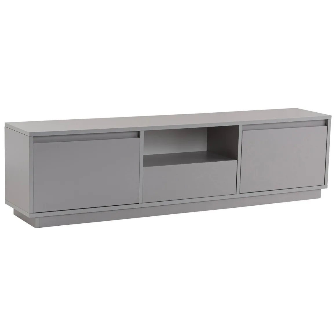 Mobile TV grigio 160x29x42h cm 3 ante - Morrigan