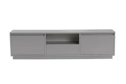 Mobile TV grigio 160x29x42h cm 3 ante - Morrigan