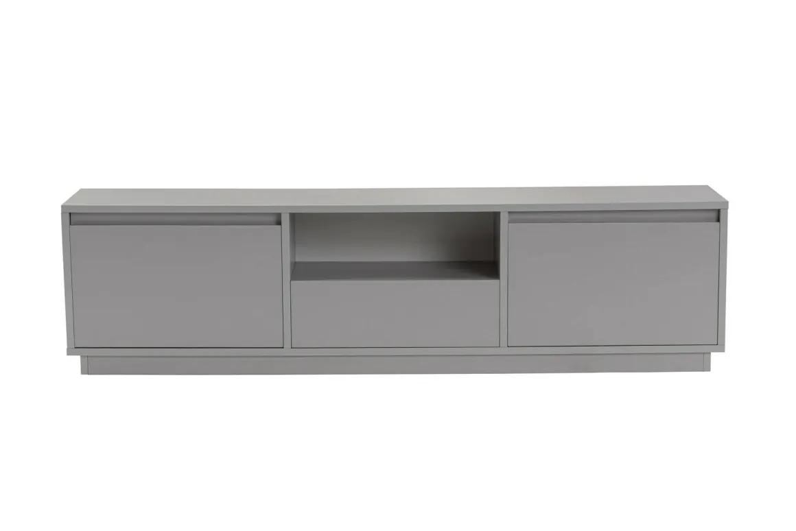 Mobile TV grigio 160x29x42h cm 3 ante - Morrigan