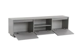 Mobile TV grigio 160x29x42h cm 3 ante - Morrigan