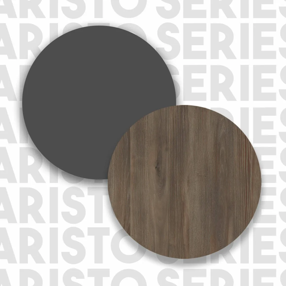 Mobile TV marrone e antracite 140x35x48h cm 2 ante - Toscana