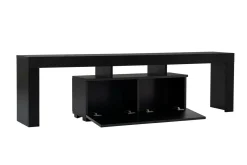Mobili Porta Tv > Dmora Mobile TV 180x31x50h cm 2 ante - Andarna Nero