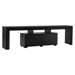 Mobili Porta Tv > Dmora Mobile TV 180x31x50h cm 2 ante - Andarna Nero