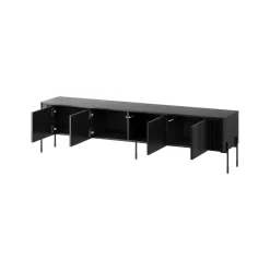 Mobile TV nero 190x39x50h cm 4 ante - Brembana