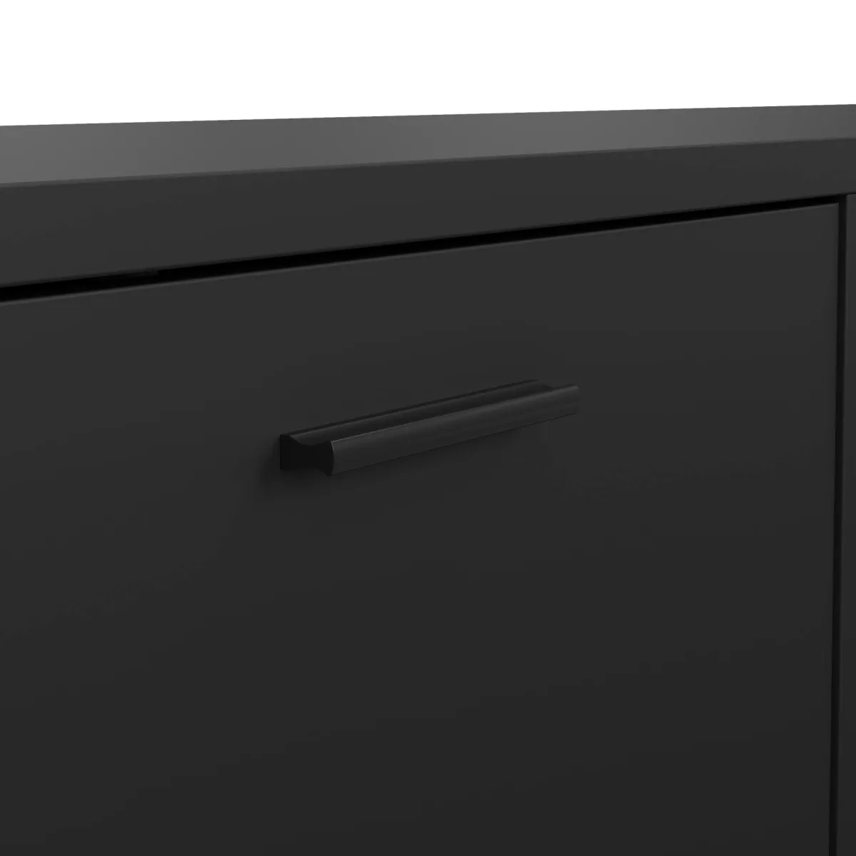 Mobili Porta Tv > Dmora Mobile TV 177x39x38h cm 2 ante e 1 cassetto - Giaele Nero