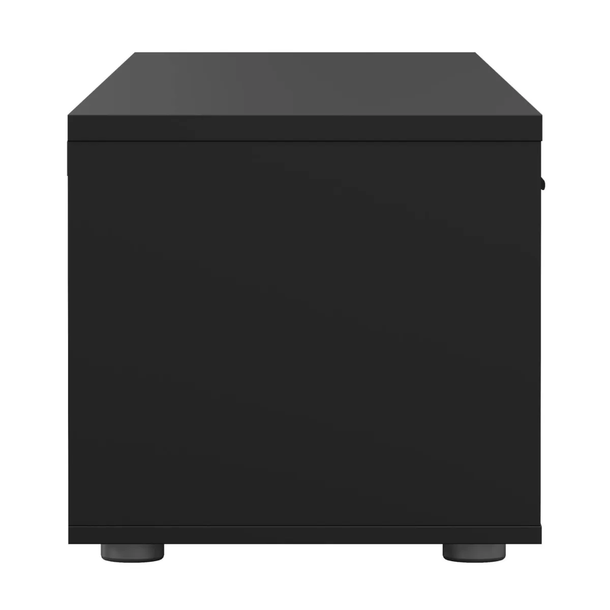 Mobili Porta Tv > Dmora Mobile TV 177x39x38h cm 2 ante e 1 cassetto - Giaele Nero