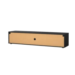 Mobili Porta Tv > Dmora Mobile TV 177x39x38h cm 2 ante e 1 cassetto - Giaele Nero