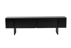 Mobile TV nero 180x29x50h cm 2 ante - Lilith