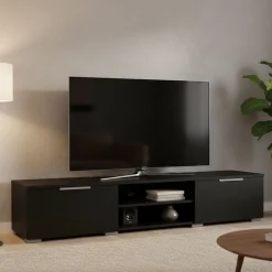 Mobile TV nero 172x39x33h cm in legno - Ammiro