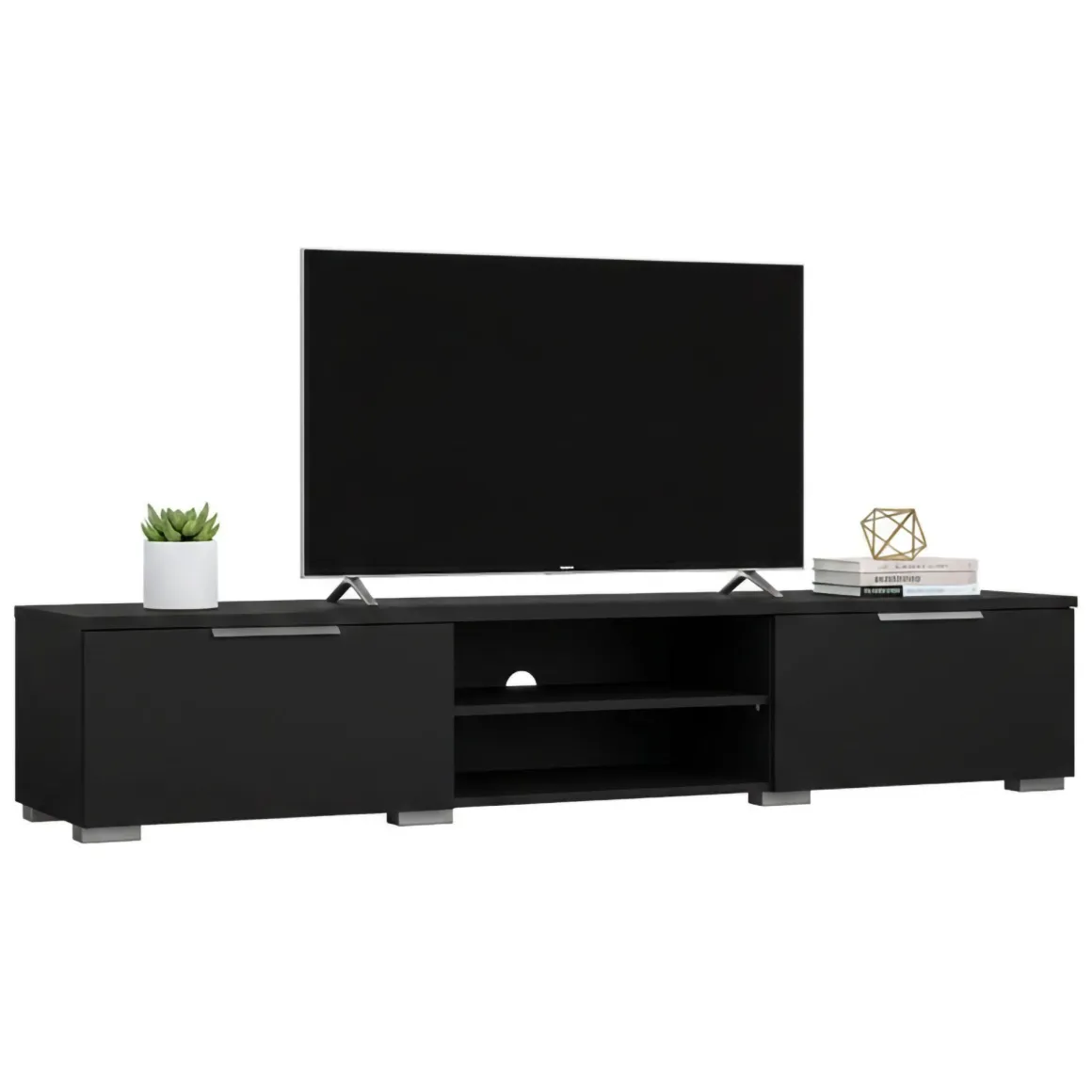 Mobile TV nero 172x39x33h cm in legno - Ammiro