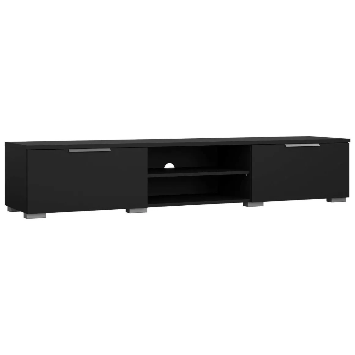 Mobile TV nero 172x39x33h cm in legno - Ammiro