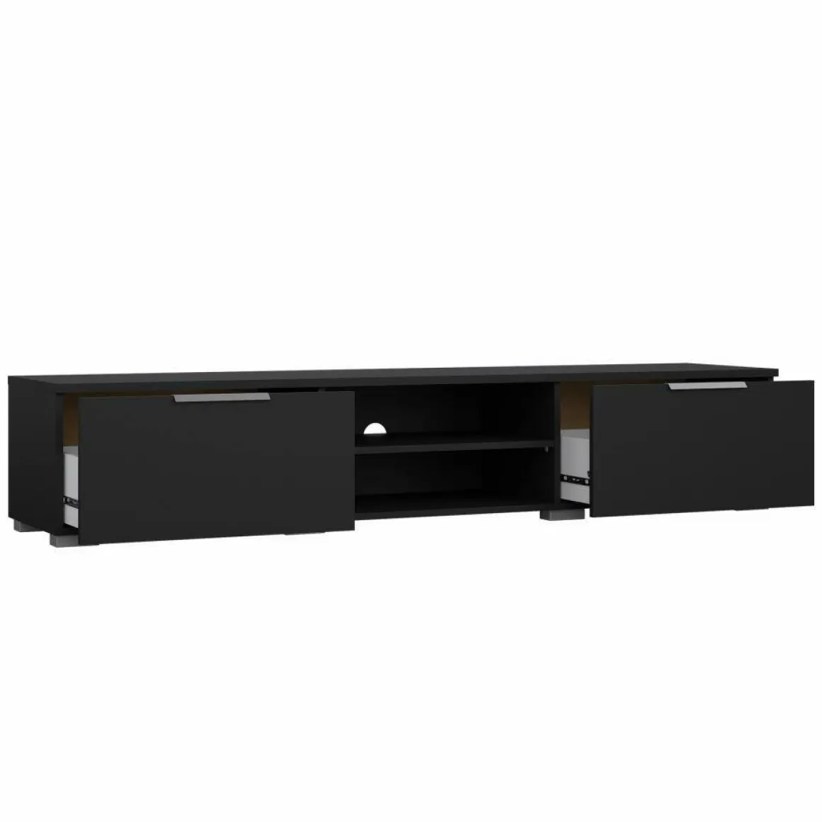 Mobile TV nero 172x39x33h cm in legno - Ammiro
