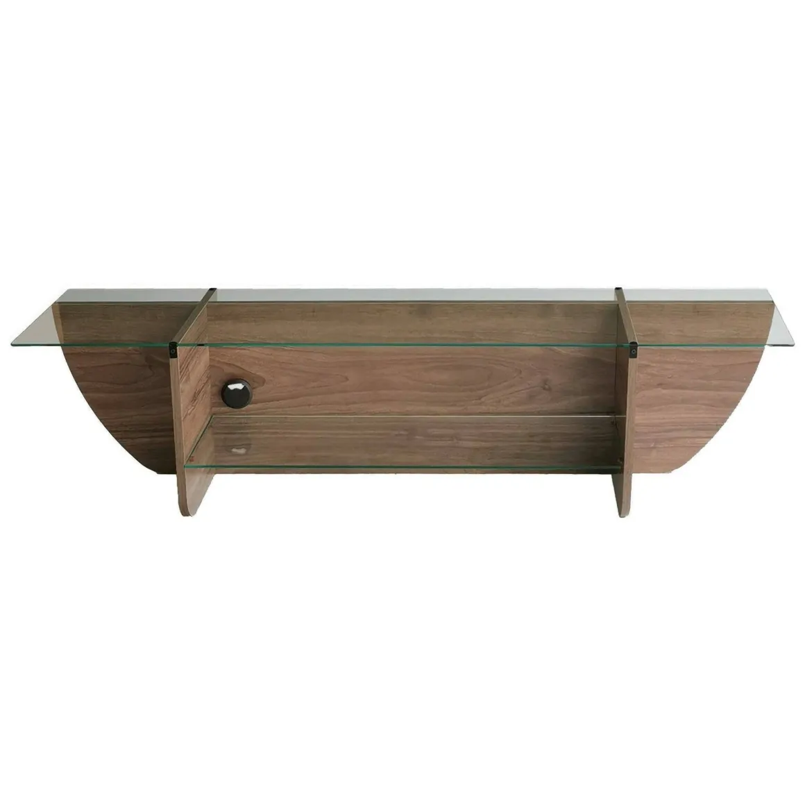 Mobile TV noce 158x35x40h cm in legno - Kasuga