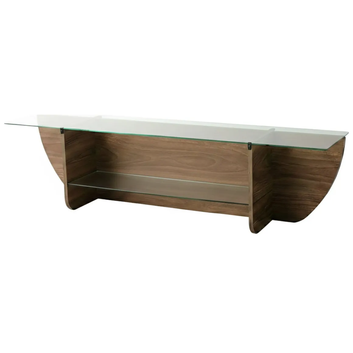 Mobile TV noce 158x35x40h cm in legno - Kasuga