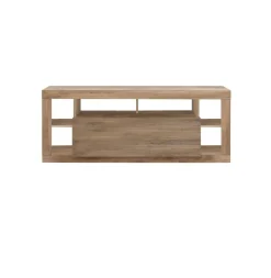 Mobili Porta Tv > Dmora Mobile TV noce 172x42x66h cm in legno - Kujira Marrone Noce
