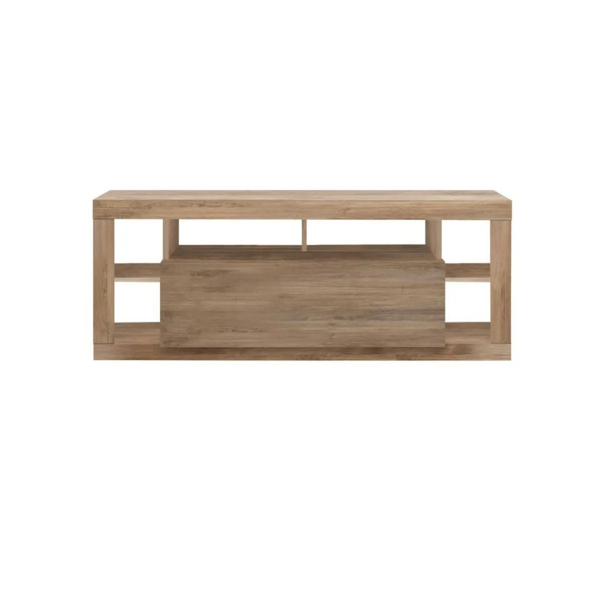 Mobili Porta Tv > Dmora Mobile TV noce 172x42x66h cm in legno - Kujira Marrone Noce